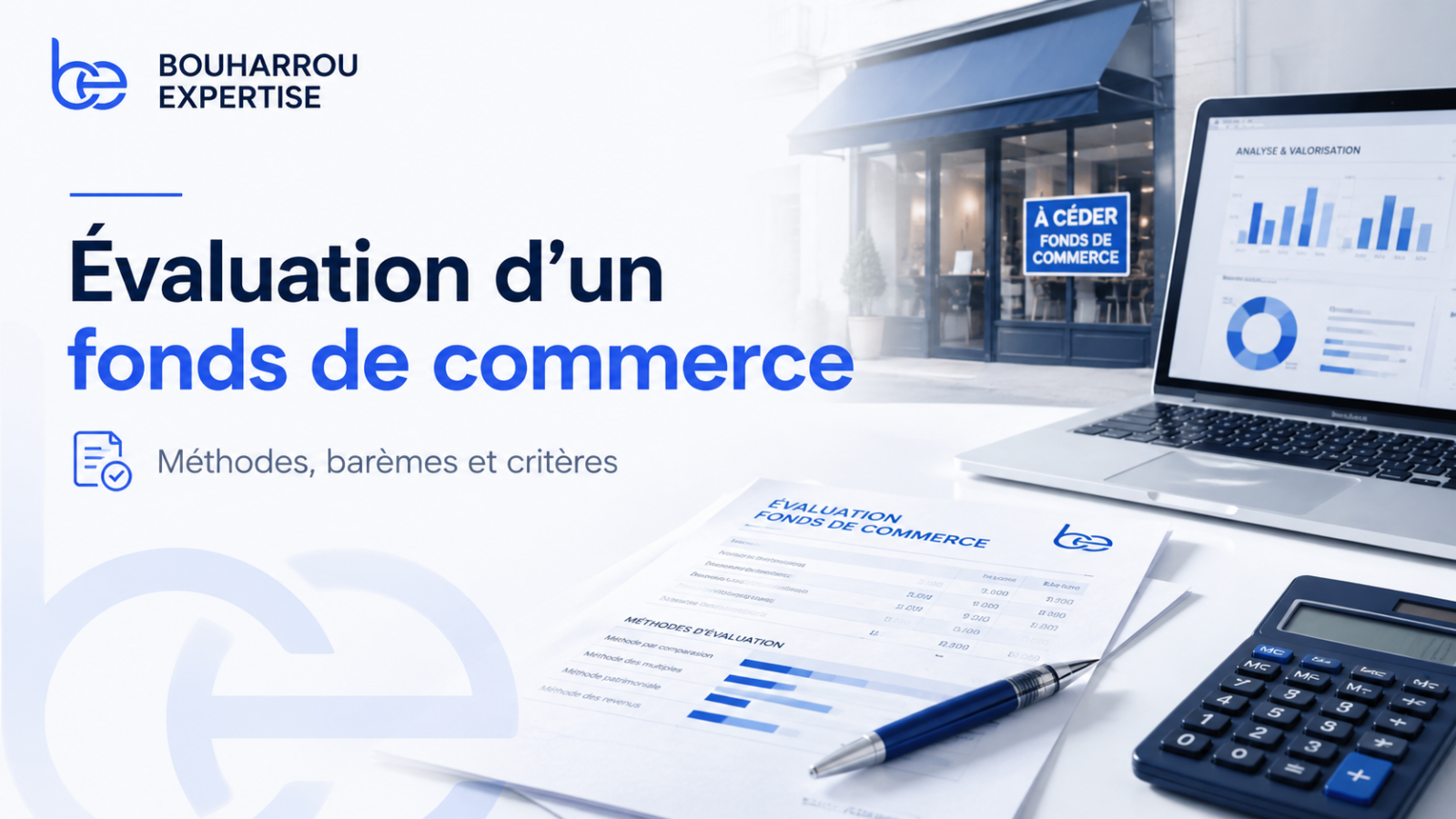 Évaluation d’un fonds de commerce par Bouharrou Expertise, expert immobilier dans l’Oise